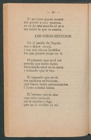 Los cinco sentidos