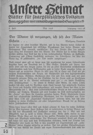 Der Winter ist vergangen, ich seh des Maien Schein...