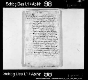 Kreistag zu Dortmund, November 1598