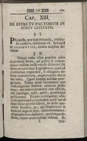 Cap. XIII. De Effectu Pactorum In Statu Civitatis.