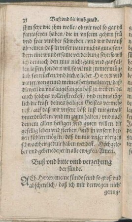 Buß vnd bitte vmb verzeihung der sünde.