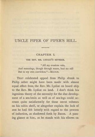 Uncle Piper of Piper's Hill : an Australian novel, 1