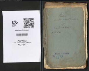 Bittschriften aus Stadt und Kanton Köln vom Jahr IV