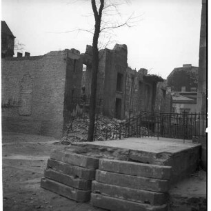 Negativ: Ruine, Ringstraße 16, 1953