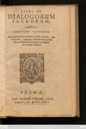 Libri IIII. Dialogorum Sacrorum