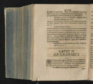 Caput II. De Gradibus.