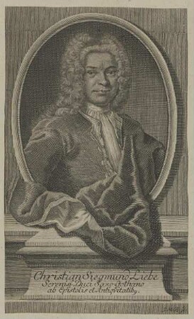 Bildnis des Christian Siegmund Liebe