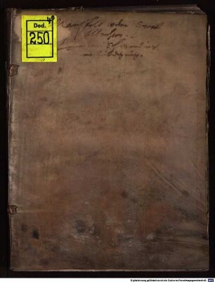 Der Wolgebornenn und Edlen Herrn, Herrn Gebharts Herrn Hans Georgen und Herrn Hans Albrechts, Gevettern und Gebrüdere, Grafen und Herrn zu Mansfelt, Edle Herrn zu Heldrungen hochverursachte Verantwortung und warhafftiger gegründter Gegenbericht auff Graffen Albrechts von Mansfelt abermals unbestendig Ausschreiben ...
