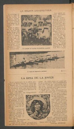 La risa de la joven