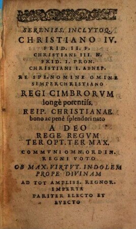 Aureolorum Dogmatum de Principe et Principis officio Sylloge
