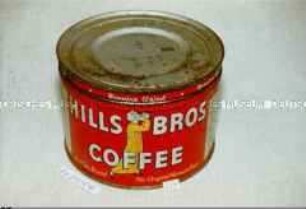 Blechdose für 454 g "HILLS BROS COFFEE"