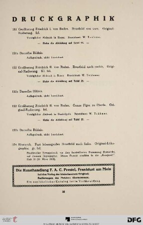 Druckgraphik (Nr. 151-154)