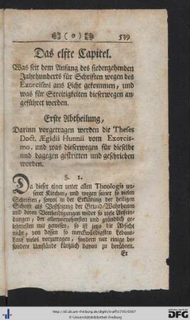 Das elfte Capitel.