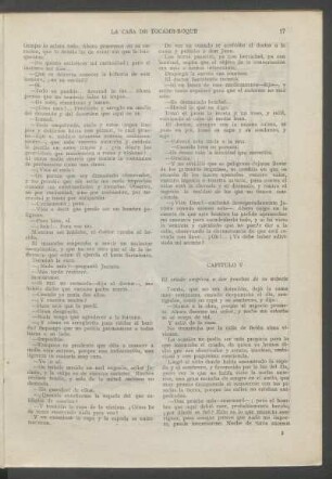 Capítulo V - El criado empieza a dar pruebas de su astucia