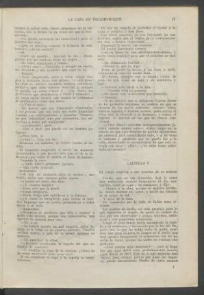 Capítulo V - El criado empieza a dar pruebas de su astucia