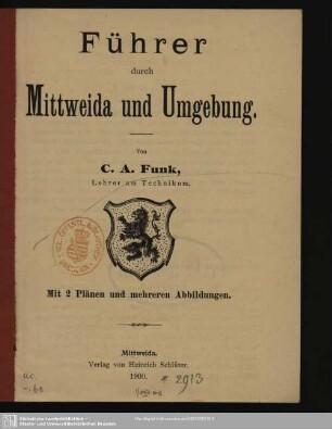 Führer durch Mittweida und Umgebung