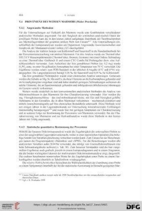 Provenienz des weißen Marmors