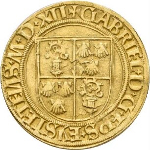 Goldgulden des Eichstätter Bischofs Gabriel von Eyb, 1512