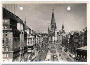 Berlin, Tauentzienstraße und Kaiser-Wilhelm-Gedächtniskirche