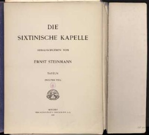 Bd. 2, Taf.: Die Sixtinische Kapelle: Michelangeo : siebenzig Tafeln nach Aquarellen und Stichen, sowie nach Original-Aufnahmen