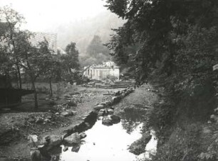 Unwetterkatastrophe im Osterzgebirge am 8./9. Juli 1927. Das Seidewitzbachtal bei Liebstadt