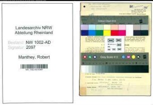 Entnazifizierung Robert Manthey, geb. 08.12.1914 (Angest.)
