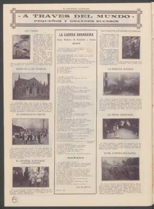 La guerra submarina : Poesía moderna de actualidad y utópica