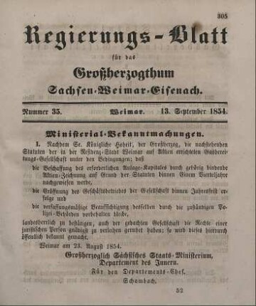 Nr. 35 : 13. September 1854