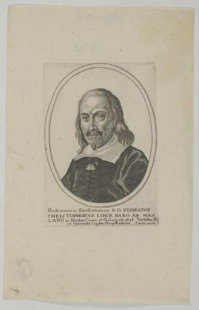 Bildnis des Georgivs Christophorvs ab Haslang