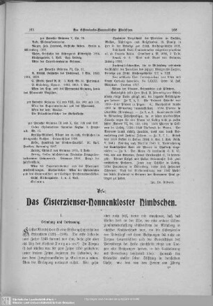 Das Cisterzienser-Nonnenkloster Nimbschen