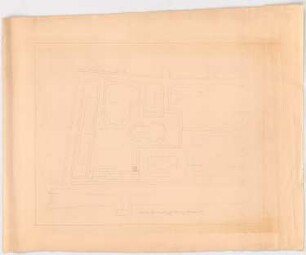 Hotel, Chemnitz: Lageplan 1:500 (von Inv.Nr. 3007)