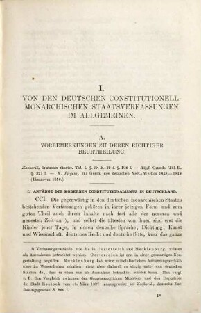 System des Verfassungsrechts der monarchischen Staaten Deutschlands : mit besonderer Rücksicht auf den Constitutionalismus, 2. System des geltenden, den deutschen constitutionellen Monarchien gemeinsamen Staatsverfassungsrechts