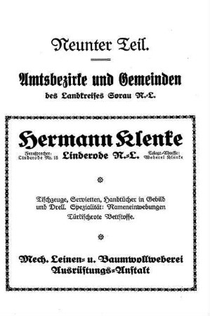Neunter Teil