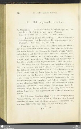38. Elektrodynamik, Induction