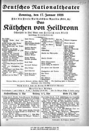Das Käthchen von Heilbronn
