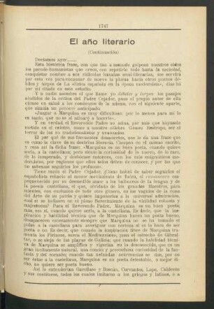 El año literario - (Continuación)