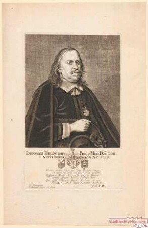 Dr. phil. et med. Johann Hellwig (Helbig); geb. 1609