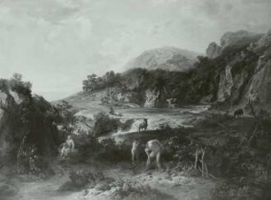 Landschaft mit Adam, Eva, Abel und Kain