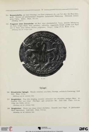 Spiegel (Nr. 256-283)
