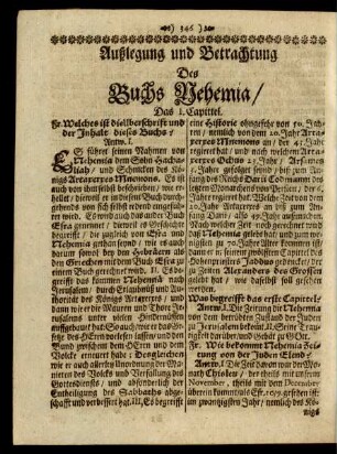 Außlegung und Betrachtung Des Buchs Nehemia