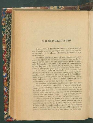 El IX Salón Anual de Arte