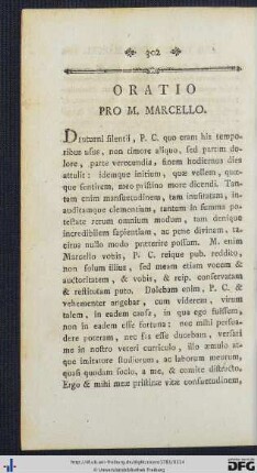 Oratio Pro M. Marcello.