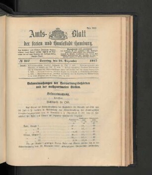 No. 317, 16. Dezember 1917