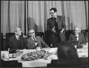 Konrad Wolf : Eröffnungsfeier der Akademie der Künste der DDR im Langenbeck-Virchow-Haus anlässlich der Einweihung des neuen Gebäudes