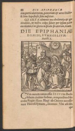 Die Epiphaniae Domini ...