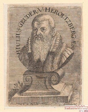 Julius Geuder im Alter von 60 Jahren
