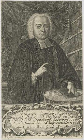 Bildnis des Johann Gottlob Koenig