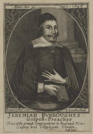 Bildnis des Jeremiah Bvrroughes