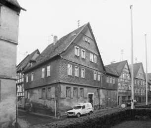 Fachwerkwohnhaus; Büdingen, Schloßgasse 21