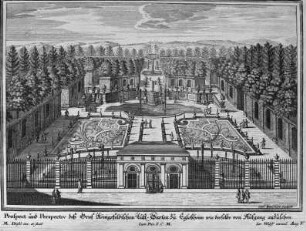 Ludwigsburg-Eglosheim, Entwurf für den Garten von Lustschloss Monrepos